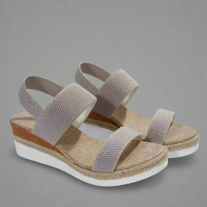 Alessia | Black Platform Sandals