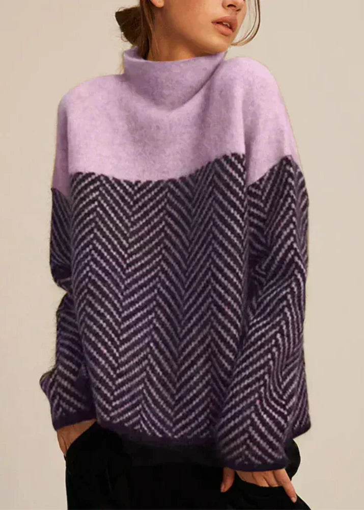 Malene ~ Cotton Turtleneck Sweater