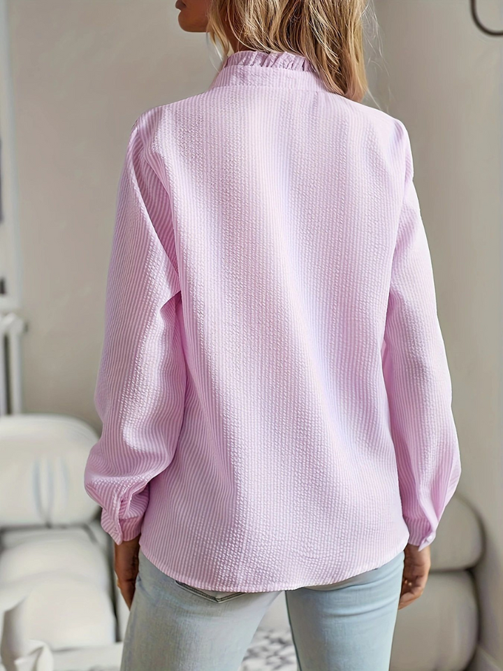 AURORA RUFFLE BLOUSE
