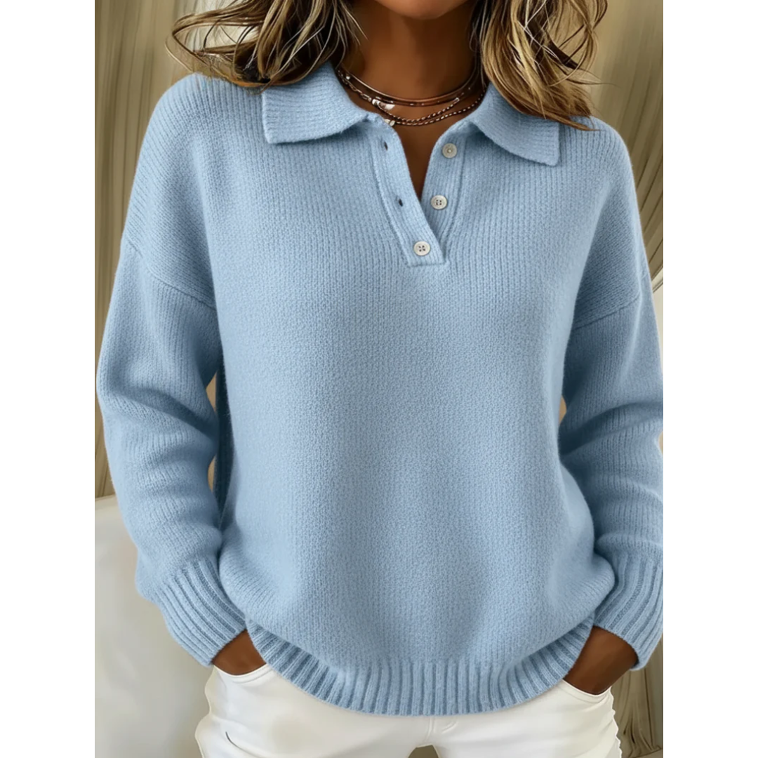 Healen - Knit Polo Sweater