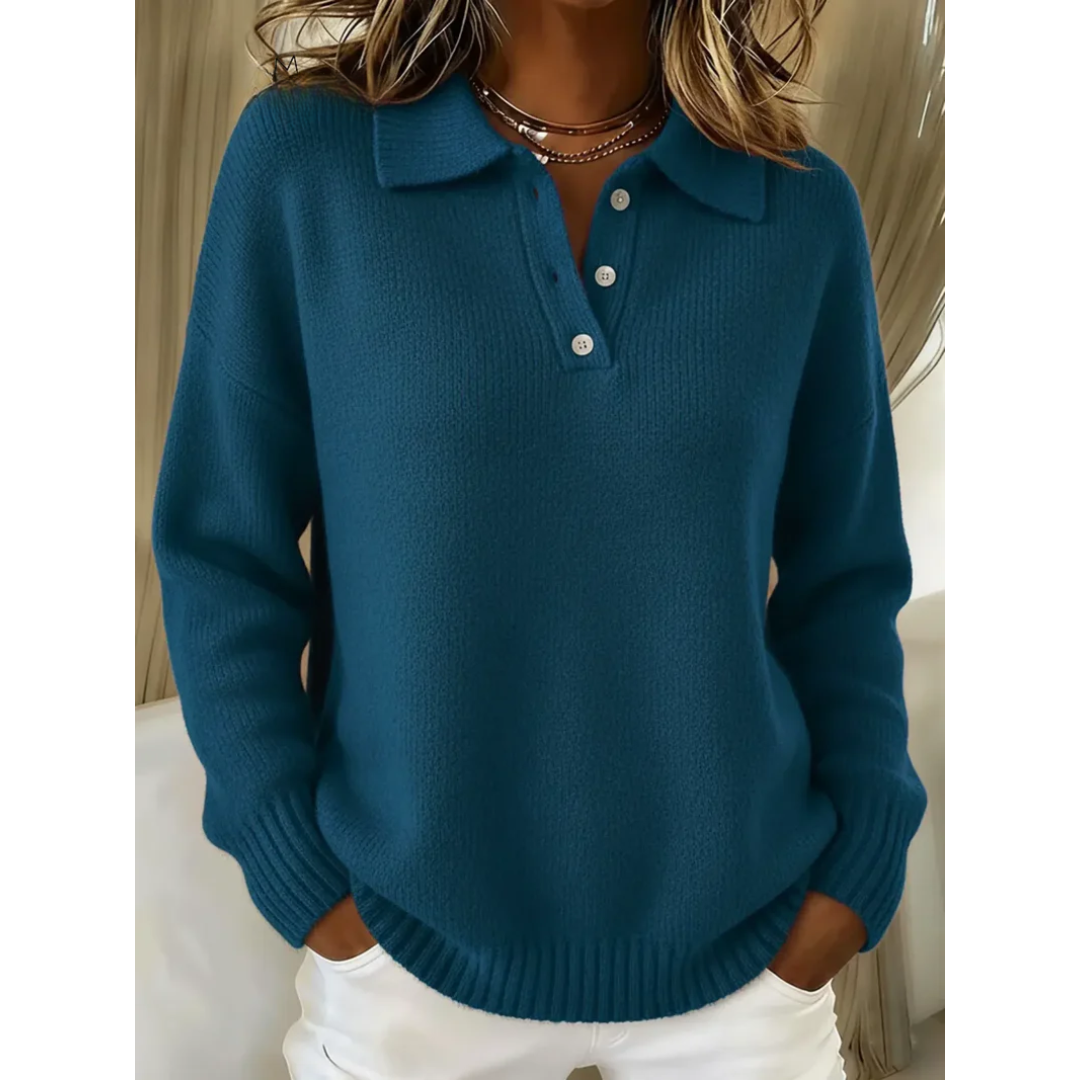 Healen - Knit Polo Sweater