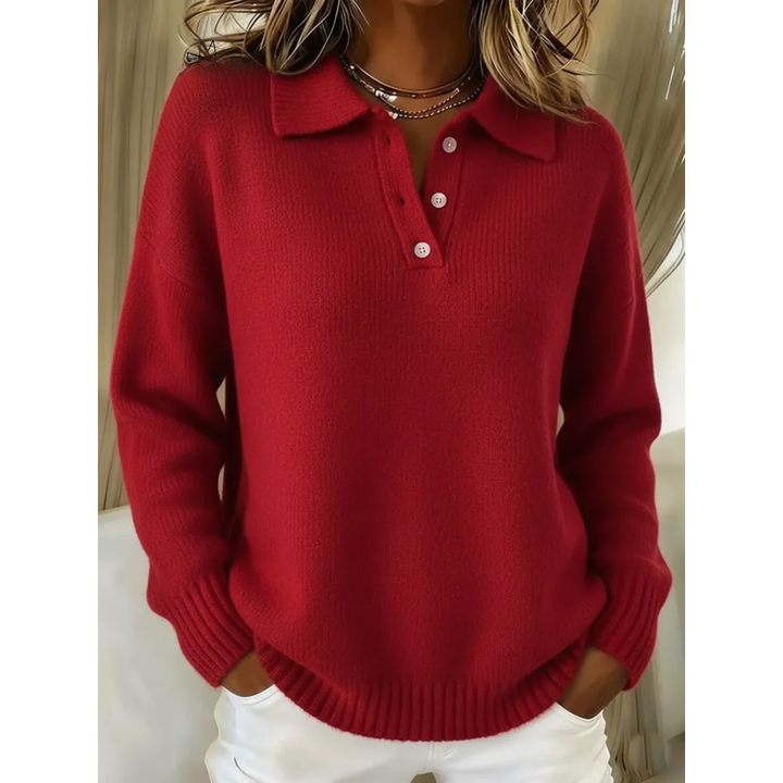 Healen - Knit Polo Sweater