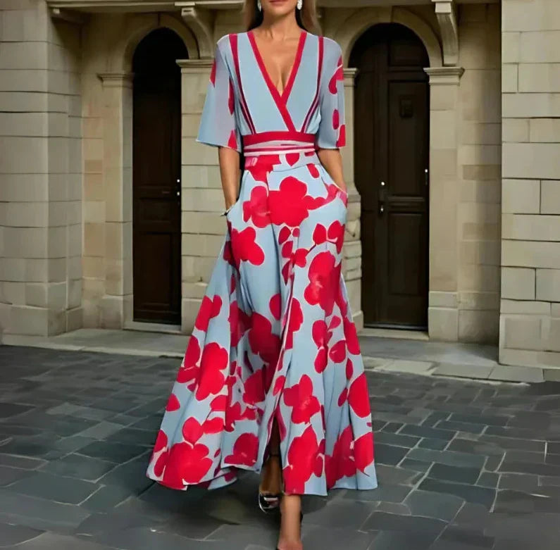Kali - Milano design Sleeved Dress