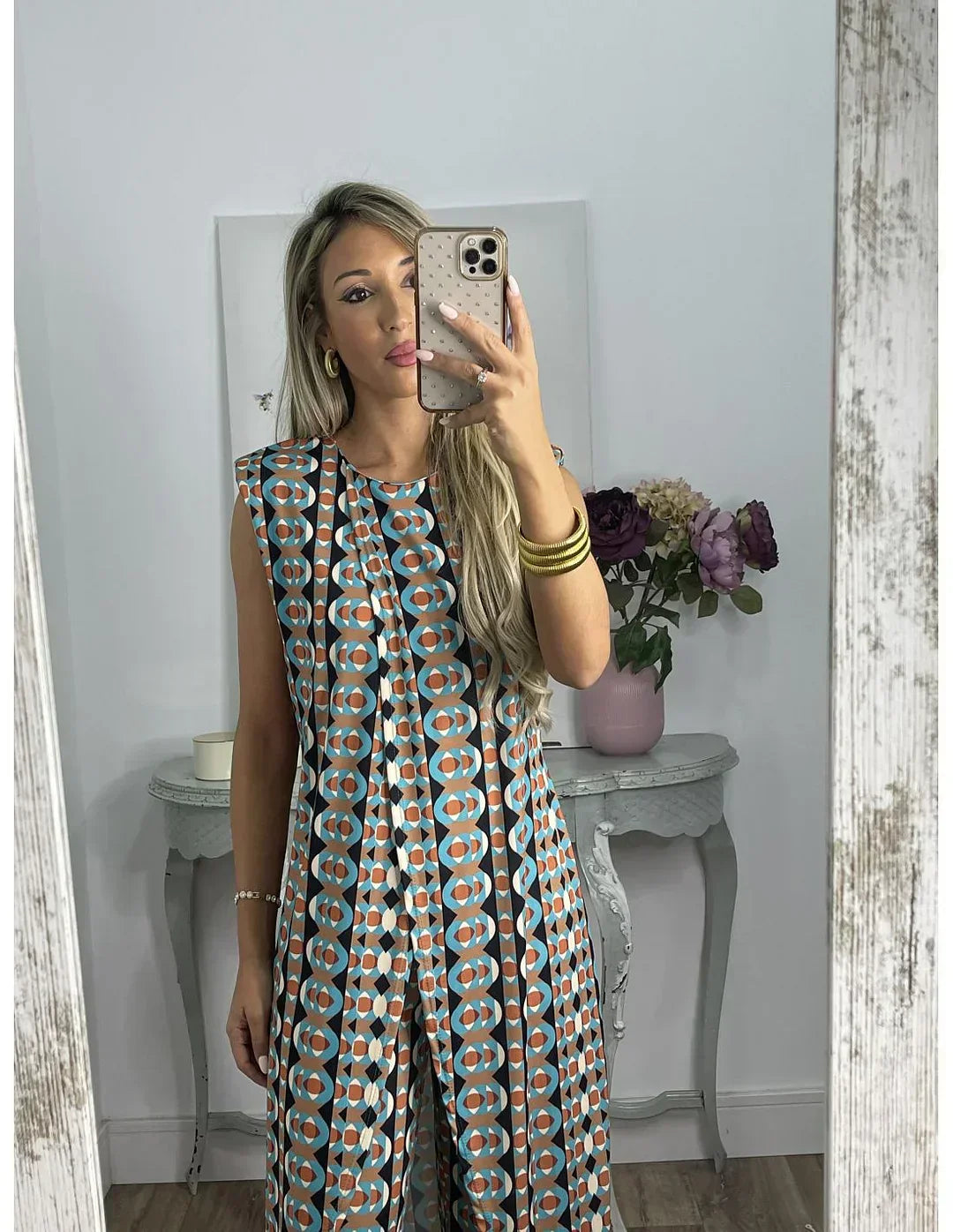 Liselotte | Sleeveless Top and Loose Pants Set