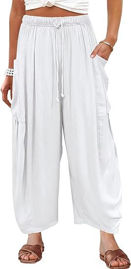 Comfy High Waist Loose Fit Trousers