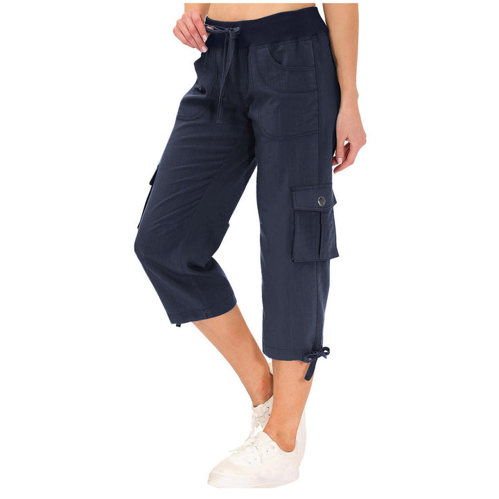 Athletic Loose Fit Drawstring Hiking Pants