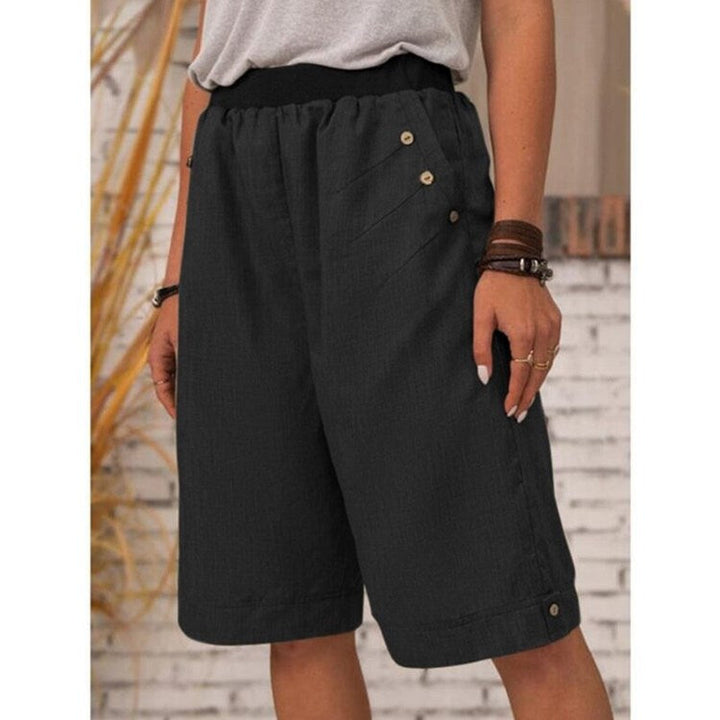 Cotton Linen Casual Shorts