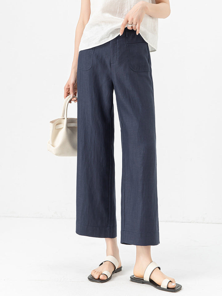 Women’s Ice Silk Straight Leg Trousers