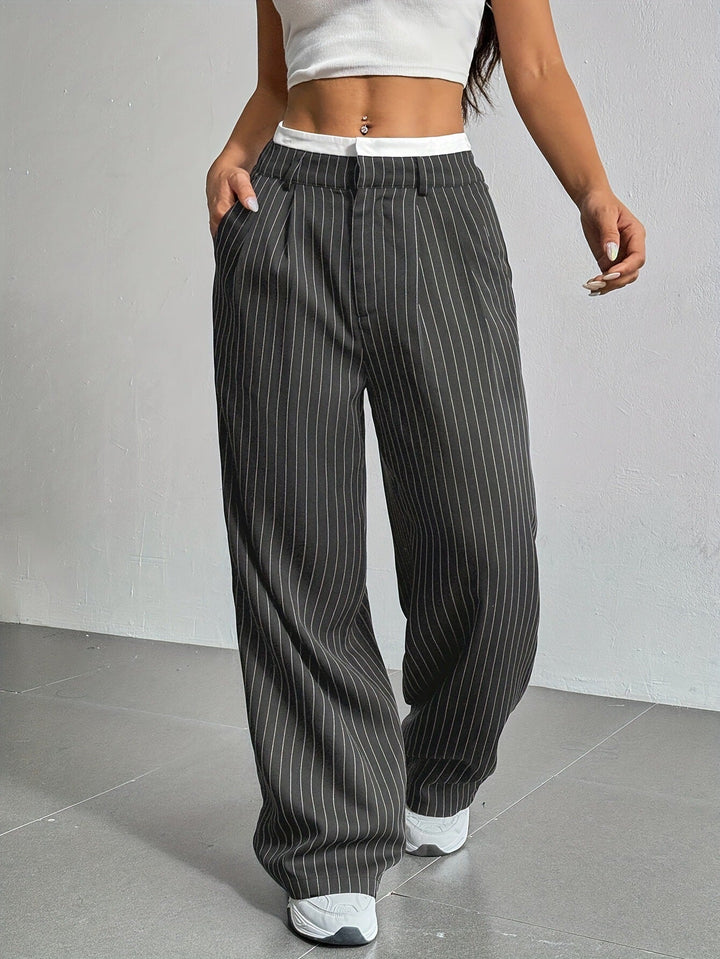High Waist Casual Pants