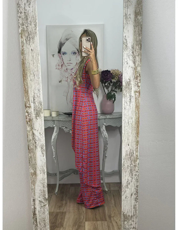 Liselotte | Sleeveless Top and Loose Pants Set