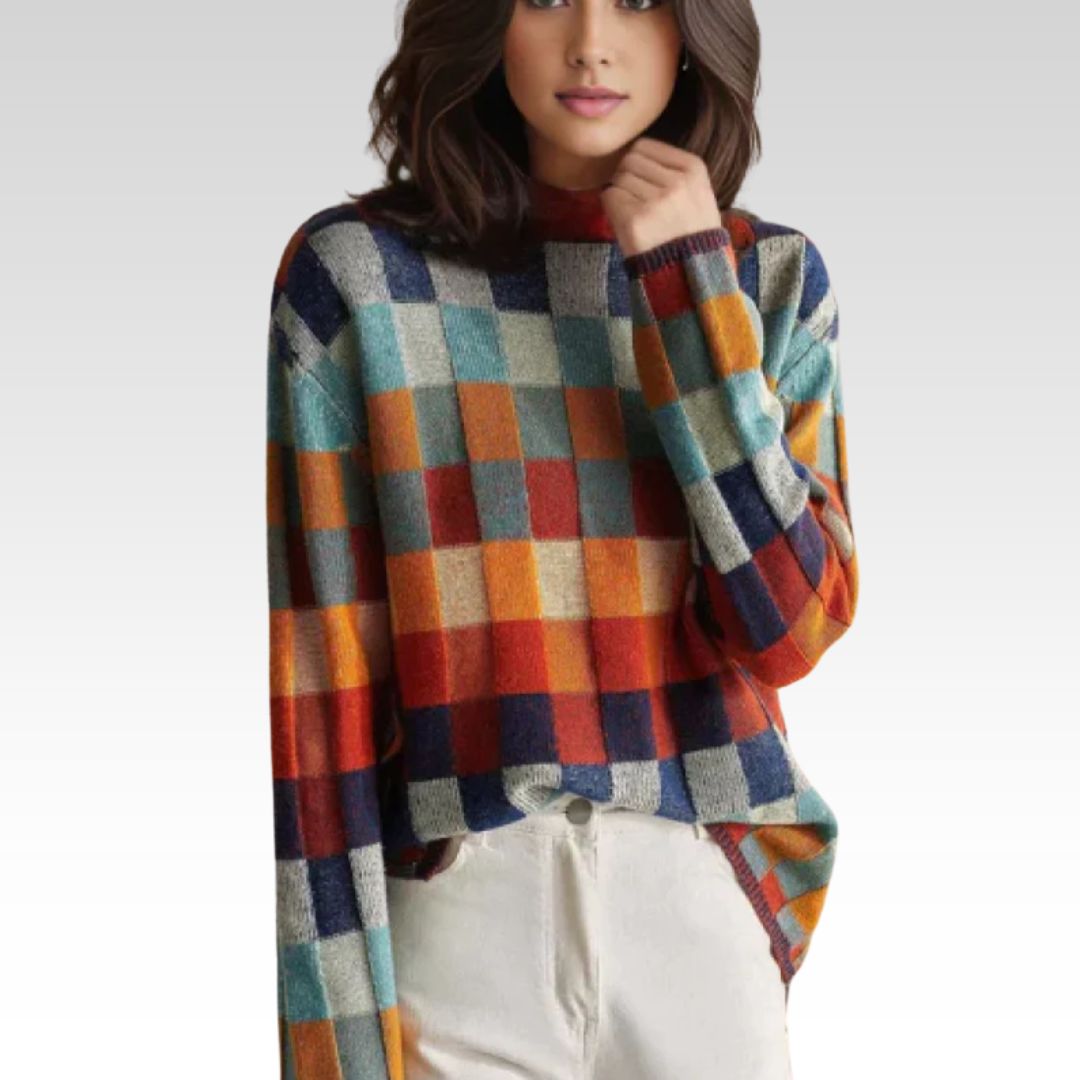Leah | Cozy Turtleneck Knit Jumper