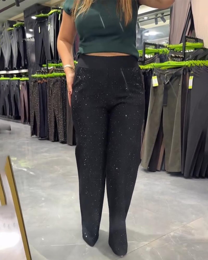 Fashionable And Casual Wide-Leg Pants