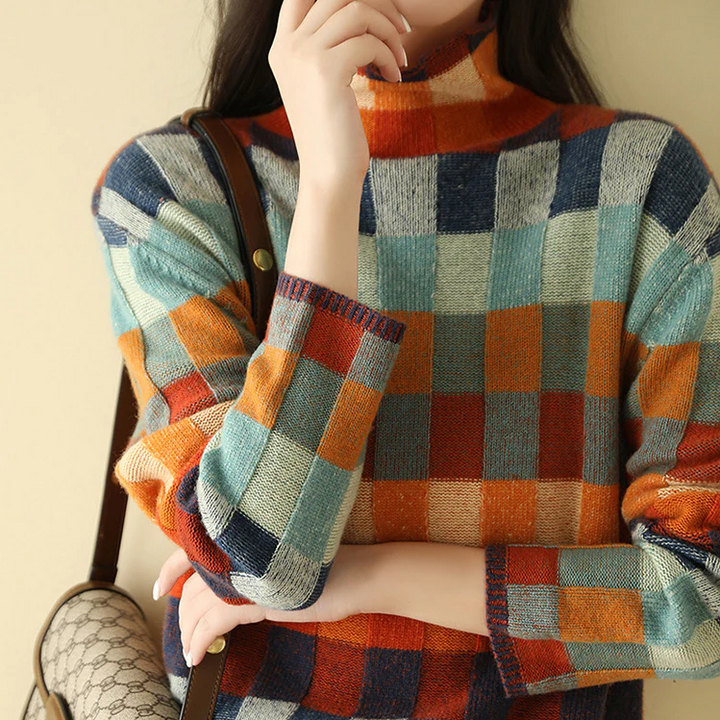 Leah | Cozy Turtleneck Knit Jumper