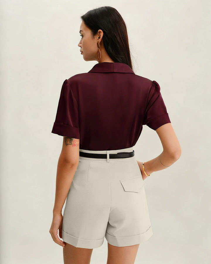 Anna-Berg | Grey Zipper Shorts for Men