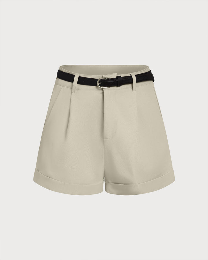Anna-Berg | Grey Zipper Shorts for Men